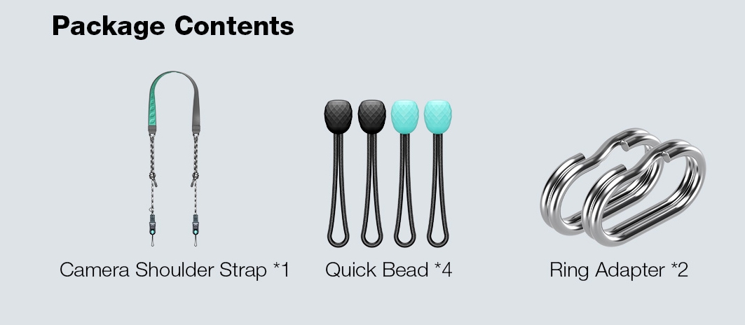 L-CS-205 Fashion Kamera-Tragegurt Rainbow Pearl L-CS-205 Fashion Kamera-Tragegurt Rainbow Pearl