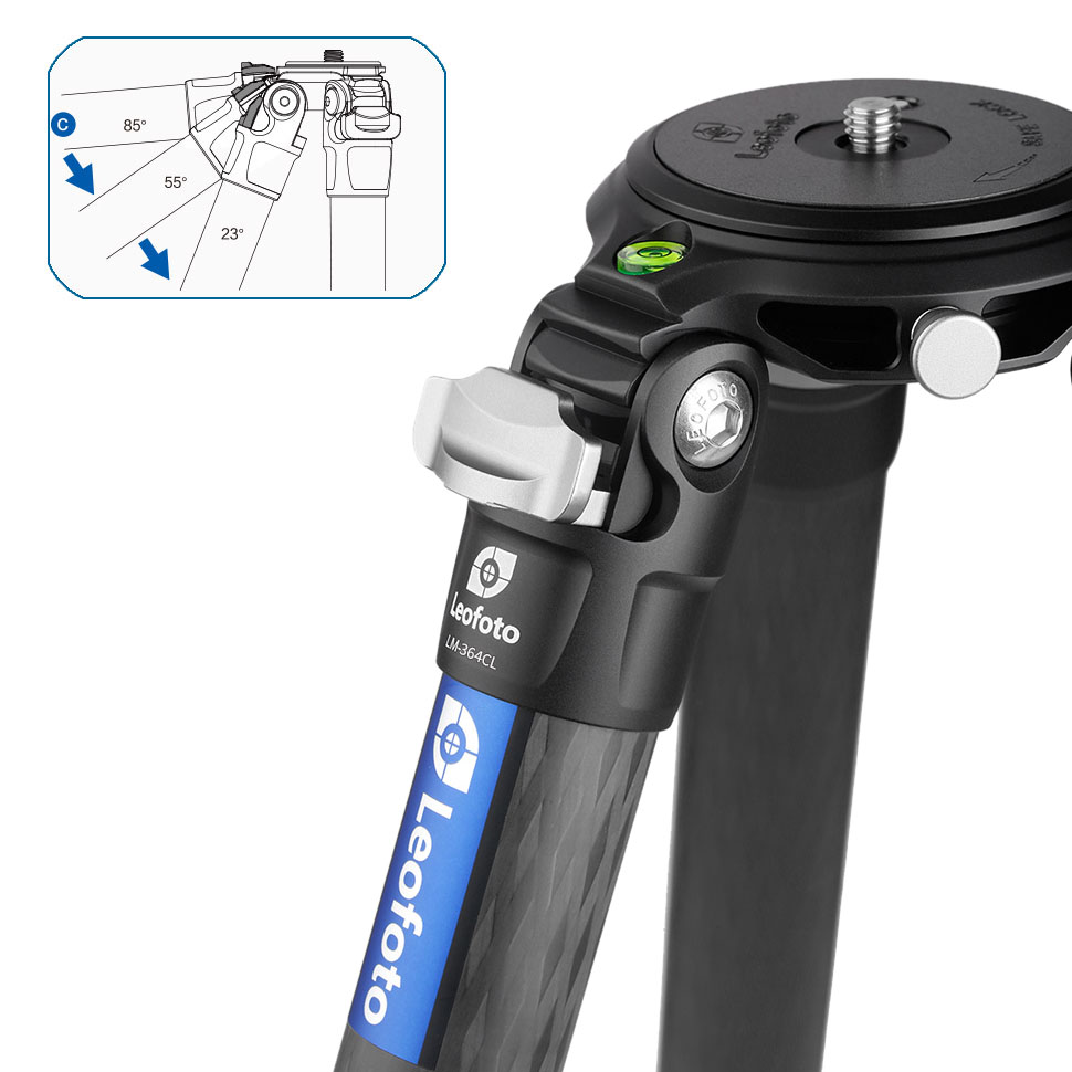 Leofoto LM-364CL Summit Karbon-Stativ Leofoto LM-364CL Summit Karbon-Stativ