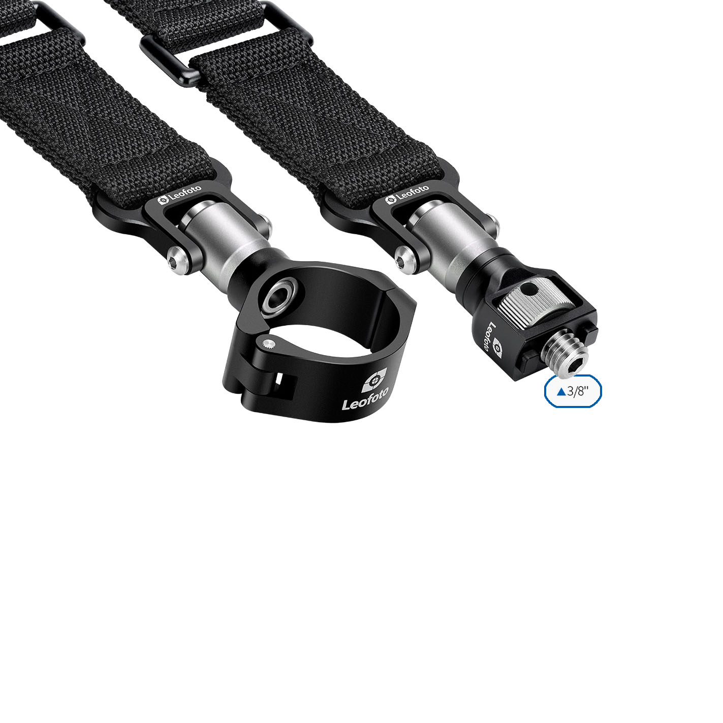 Leofoto Stativtragegurt LM für 3/8" UNC-Gewinde und Stativschelle Leofoto Stativtragegurt LM für 3/8" UNC-Gewinde und Stativschelle