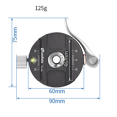 Leofoto PCL-60 Panorama-Schnellwechselkupplung mit Schnellwechselplatte Leofoto PCL-60 Panorama-Schnellwechselkupplung mit Schnellwechselplatte