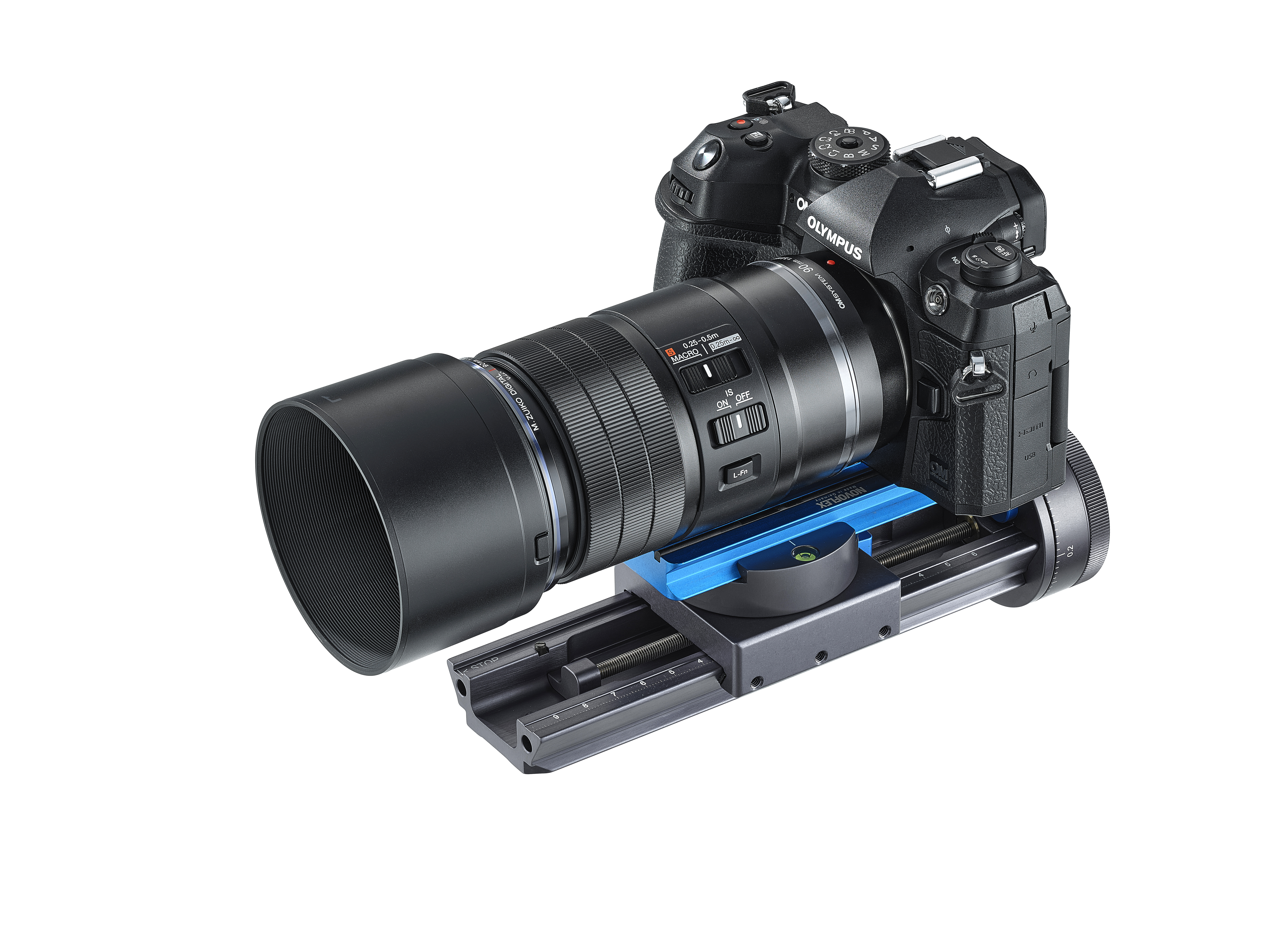 Novoflex Castel-M Einstellschlitten mit Fokusrad & Rasterungen Novoflex Castel-M Einstellschlitten mit Fokusrad & Rasterungen