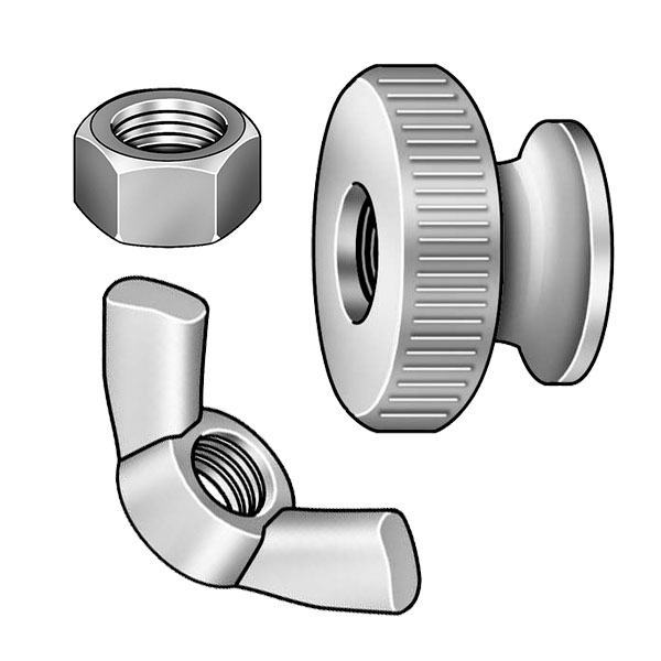 3/8" UNC Mutter