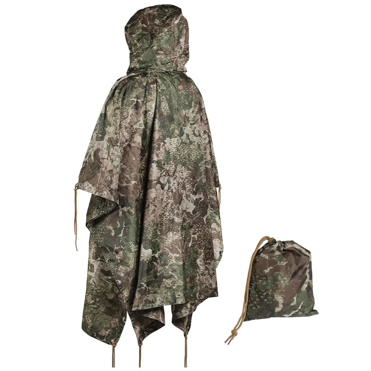 MIL-TEC PONCHO PE R/S 780GR / Regenponcho / Tarp MIL-TEC PONCHO PE R/S 780GR / Regenponcho / Tarp