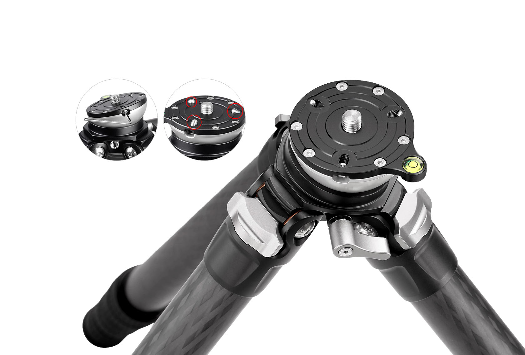 Leofoto LS-285CEX Ranger Karbon Stativ mit integrierter Nivellierung Leofoto LS-285CEX Ranger Karbon Stativ mit integrierter Nivellierung