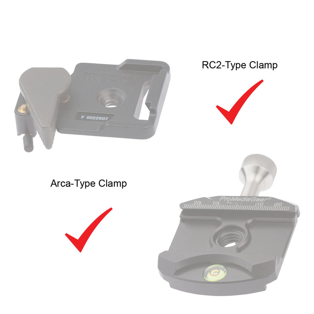 ProMediaGear PXM1 HYBRID Kameraplatte für Manfrotto RC2 und 38 mm Schwalbenschwanz-Klemmprofil ProMediaGear PXM1 HYBRID Kameraplatte für Manfrotto RC2 und 38 mm Schwalbenschwanz-Klemmprofil