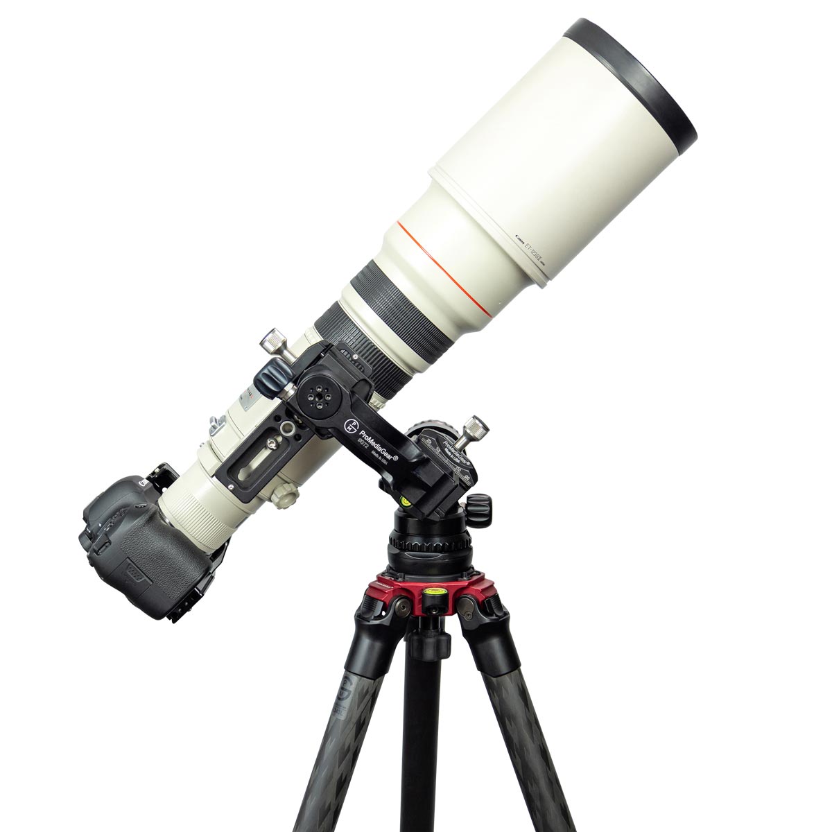ProMediaGear GT2 Tomahawk - Teleneiger-Erweiterung für Kugelkopf & Einbeinstativ ProMediaGear GT2 Tomahawk - Teleneiger-Erweiterung für Kugelkopf & Einbeinstativ
