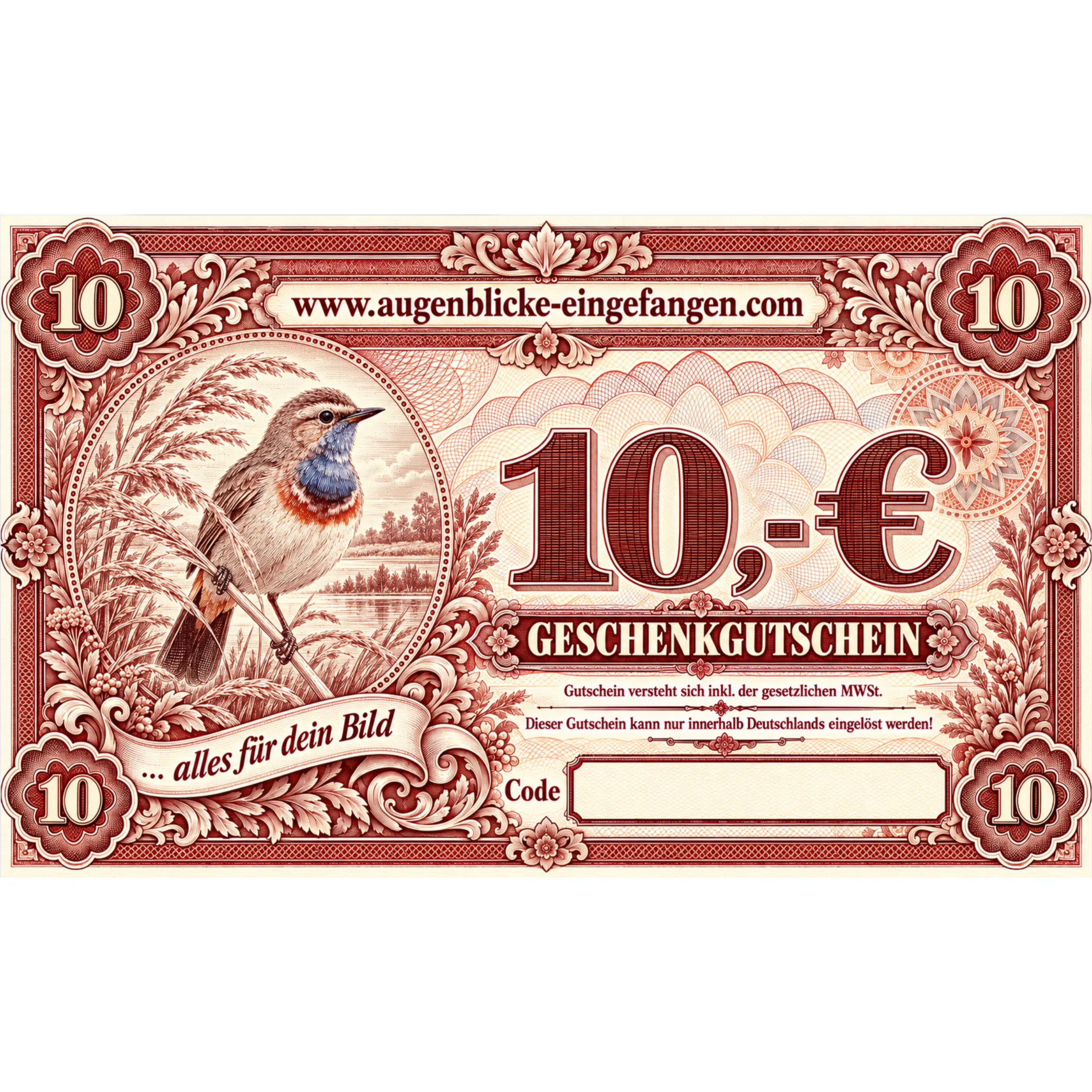 Buono regalo (Serie 1) - 10 euro