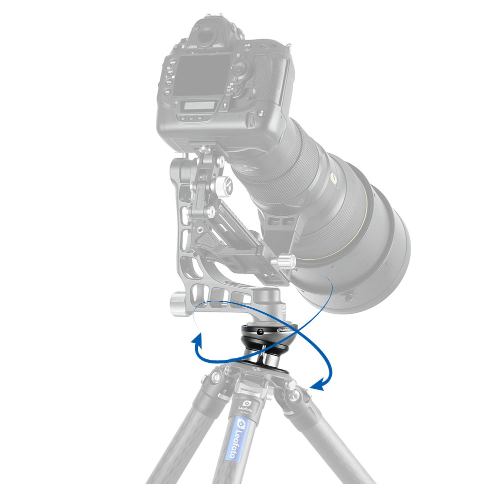 Leofoto LB-75S Nivelliereinsatz Leofoto LB-75S Nivelliereinsatz
