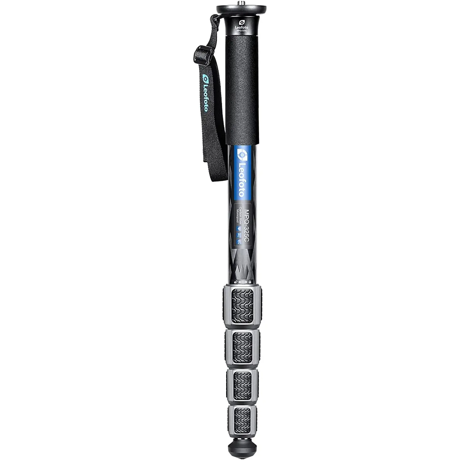 Leofoto MPQ-325C Black Einbein-Stativ aus Karbon