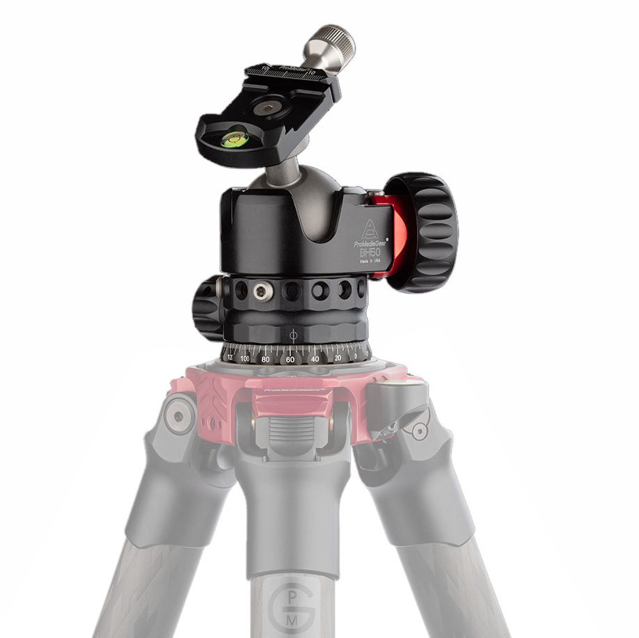ProMediaGear BH50C40- Kugelkopf mit C40 Schnellwechselklemme ProMediaGear BH50C40- Kugelkopf mit C40 Schnellwechselklemme
