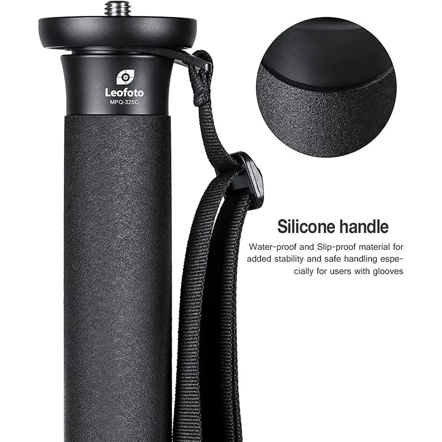 Leofoto MPQ-325C Black Einbein-Stativ aus Karbon Leofoto MPQ-325C Black Einbein-Stativ aus Karbon