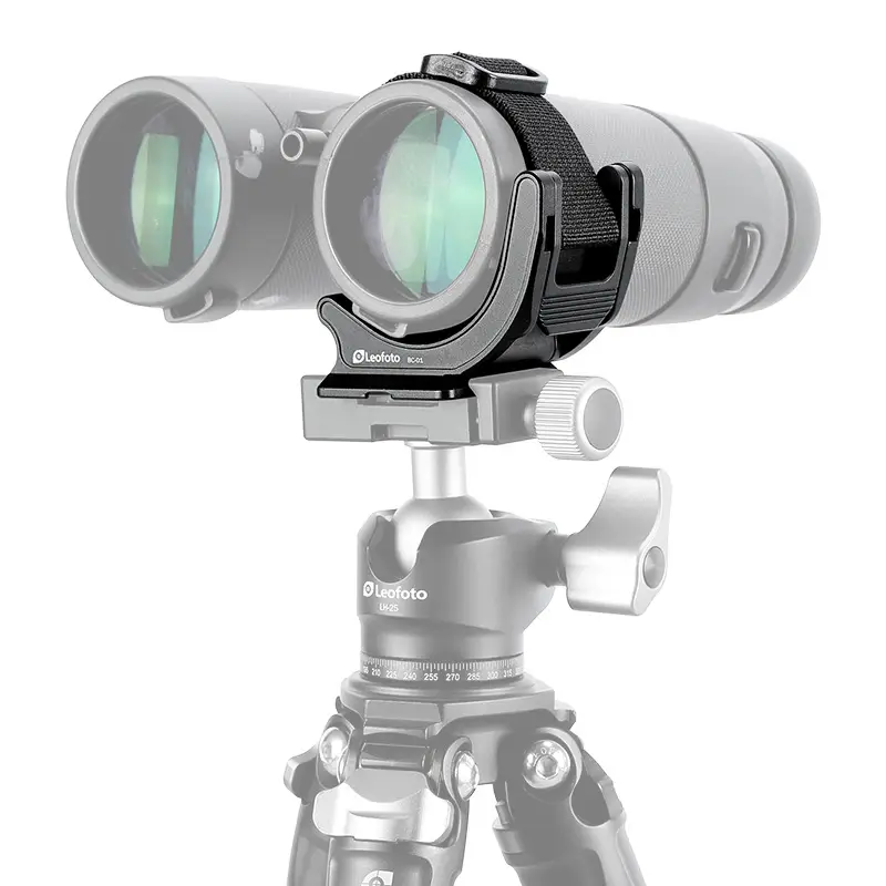 Leofoto BC-01 Fernglashalterung mit Schnellwechselprofil