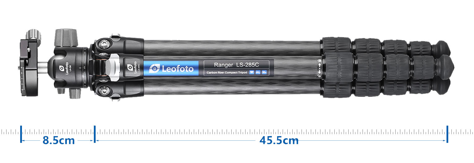 Leofoto Ranger LS-285C Karbon-Stativ mit Kugelkopf LH-36 Leofoto Ranger LS-285C Karbon-Stativ mit Kugelkopf LH-36