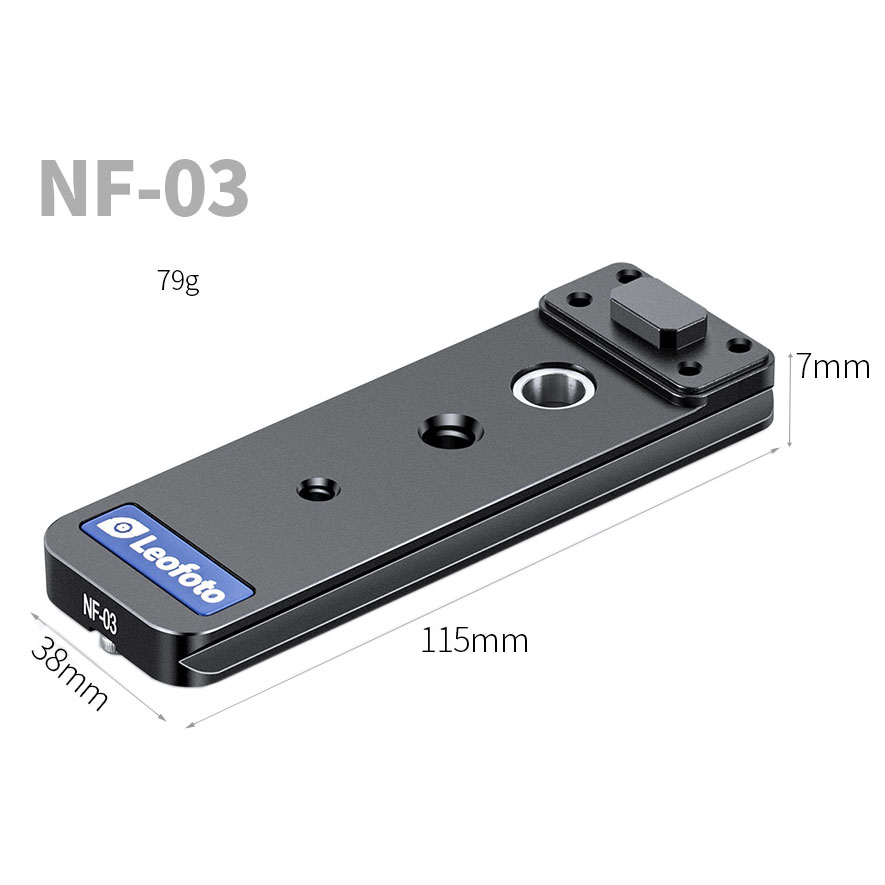 Leofoto NF-03 Ersatzfuß mit QD-Aufnahme für Nikon 200 mm f/2 Leofoto NF-03 Ersatzfuß mit QD-Aufnahme für Nikon 200 mm f/2