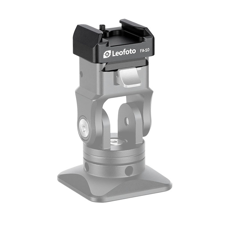 Leofoto FA-10 V-Schnellwechselplatte mit Cold Shoe-Aufnahme Leofoto FA-10 V-Schnellwechselplatte mit Cold Shoe-Aufnahme