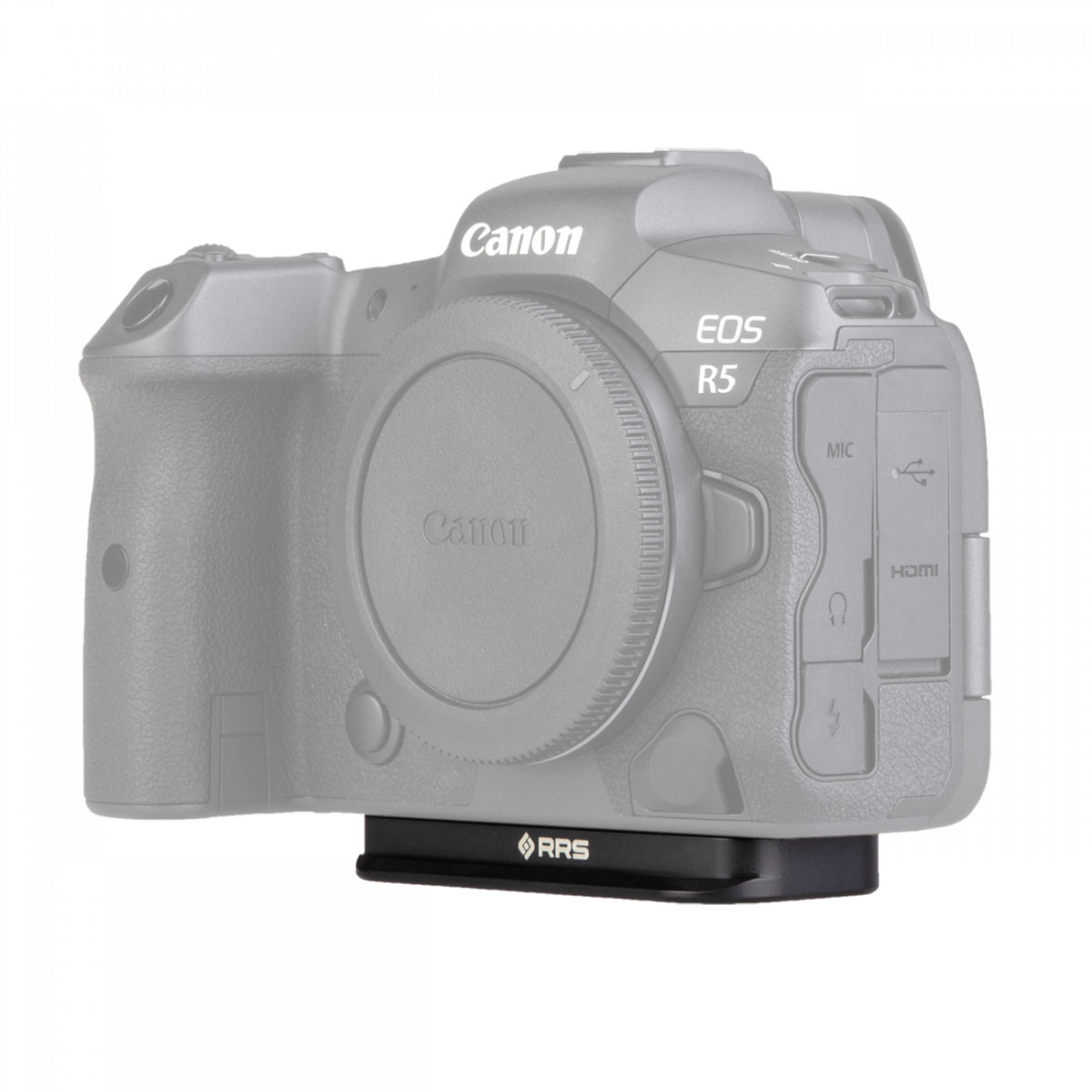 Really Right Stuff Canon EOS R5-R6-B: Schnellwechselplatte für Canon EOS R5, R5II, R6, R6II