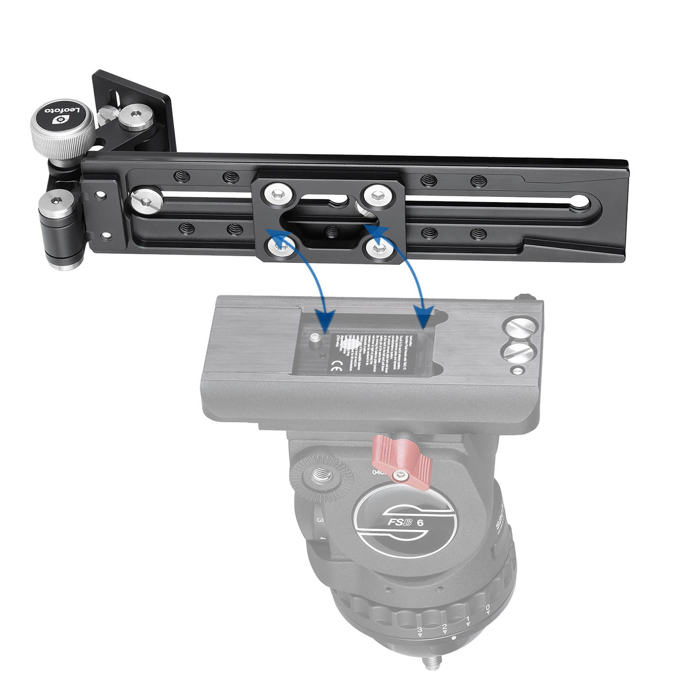 Leofoto VR-220 Teleschiene mit Sachtler/ Manfrotto Schwalbenschwanzprofil Leofoto VR-220 Teleschiene mit Sachtler/ Manfrotto Schwalbenschwanzprofil