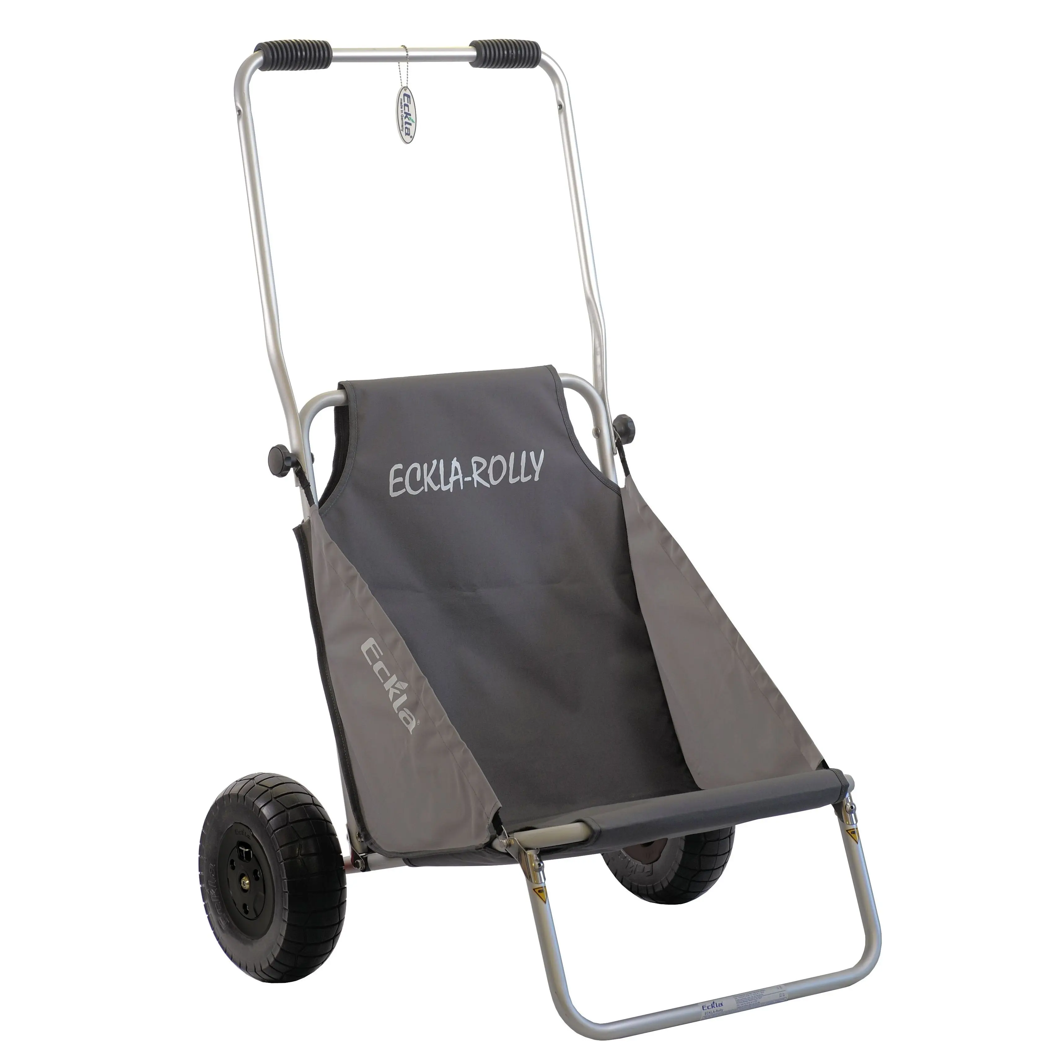 Eckla-Beach-Rolly mit luftbereiften Rädern, Ecklafix & grau Eckla-Beach-Rolly mit luftbereiften Rädern, Ecklafix & grau