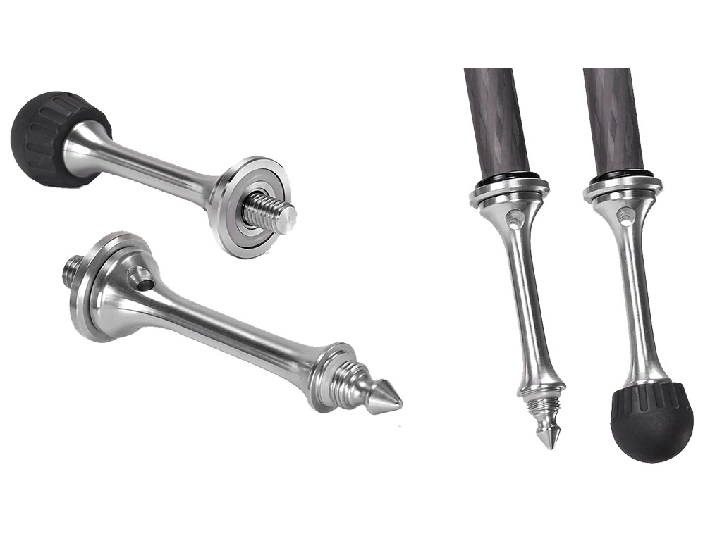 Leofoto TFS Edelstahlspikes mit Gummikappen (3er Set) Leofoto TFS Edelstahlspikes mit Gummikappen (3er Set)