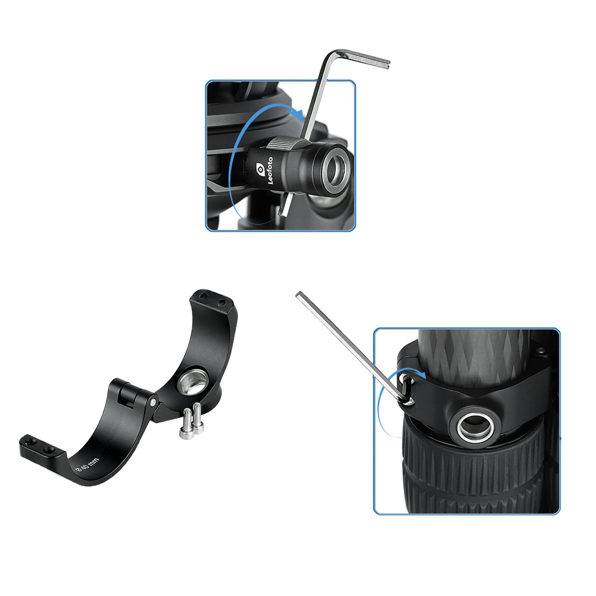 Leofoto Stativtragegurt LM für 3/8" UNC-Gewinde und Stativschelle Leofoto Stativtragegurt LM für 3/8" UNC-Gewinde und Stativschelle