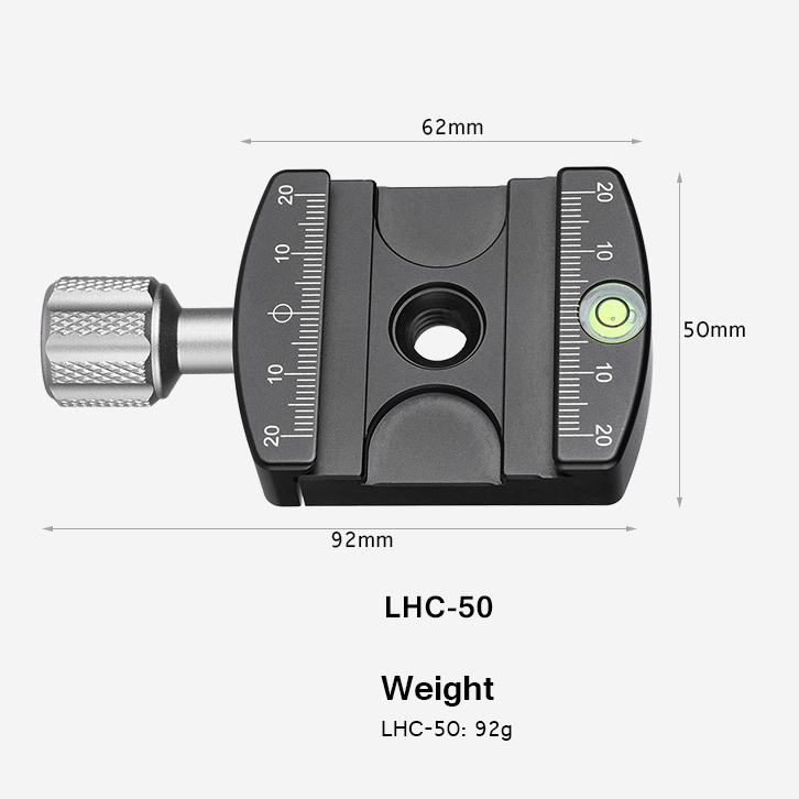 Leofoto LHC-50 Schnellwechselkupplung mit Rändel Leofoto LHC-50 Schnellwechselkupplung mit Rändel