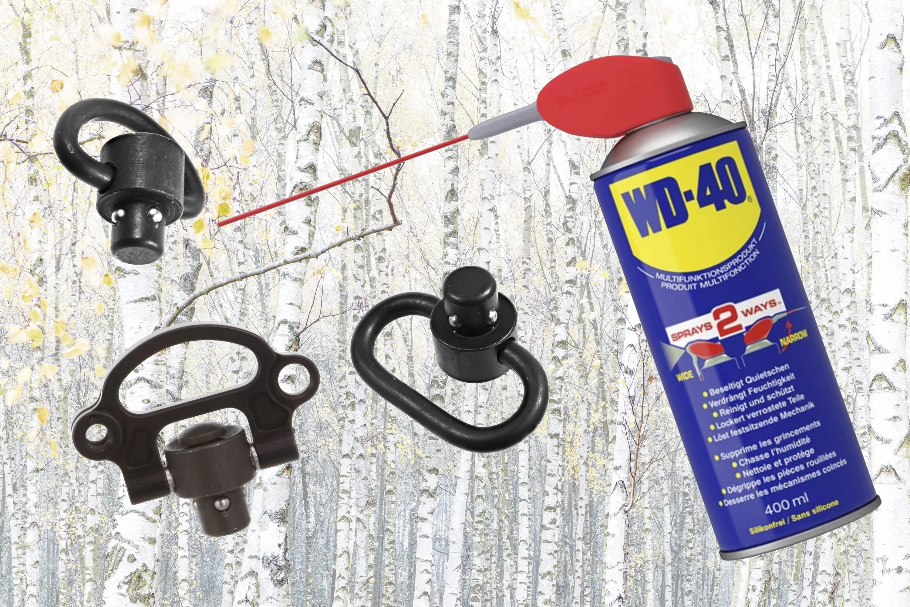 Nettoyer et vérifier les ancrages de sangle QD - pour que Magpul, Kirk et consorts restent fiables en service