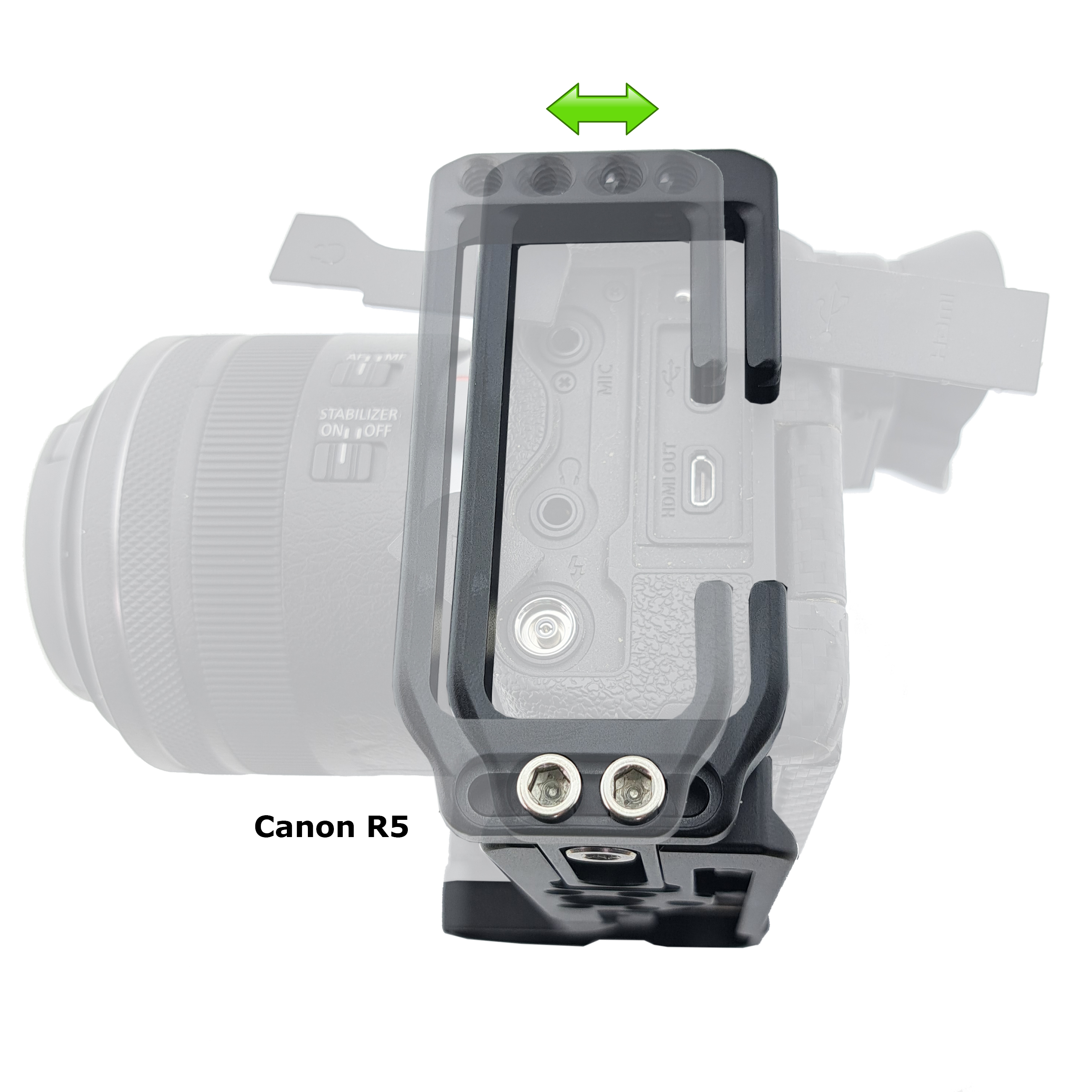 Leofoto LPC-R6II L-Winkel für Canon EOS R5, R6 & R6 II Leofoto LPC-R6II L-Winkel für Canon EOS R5, R6 & R6 II