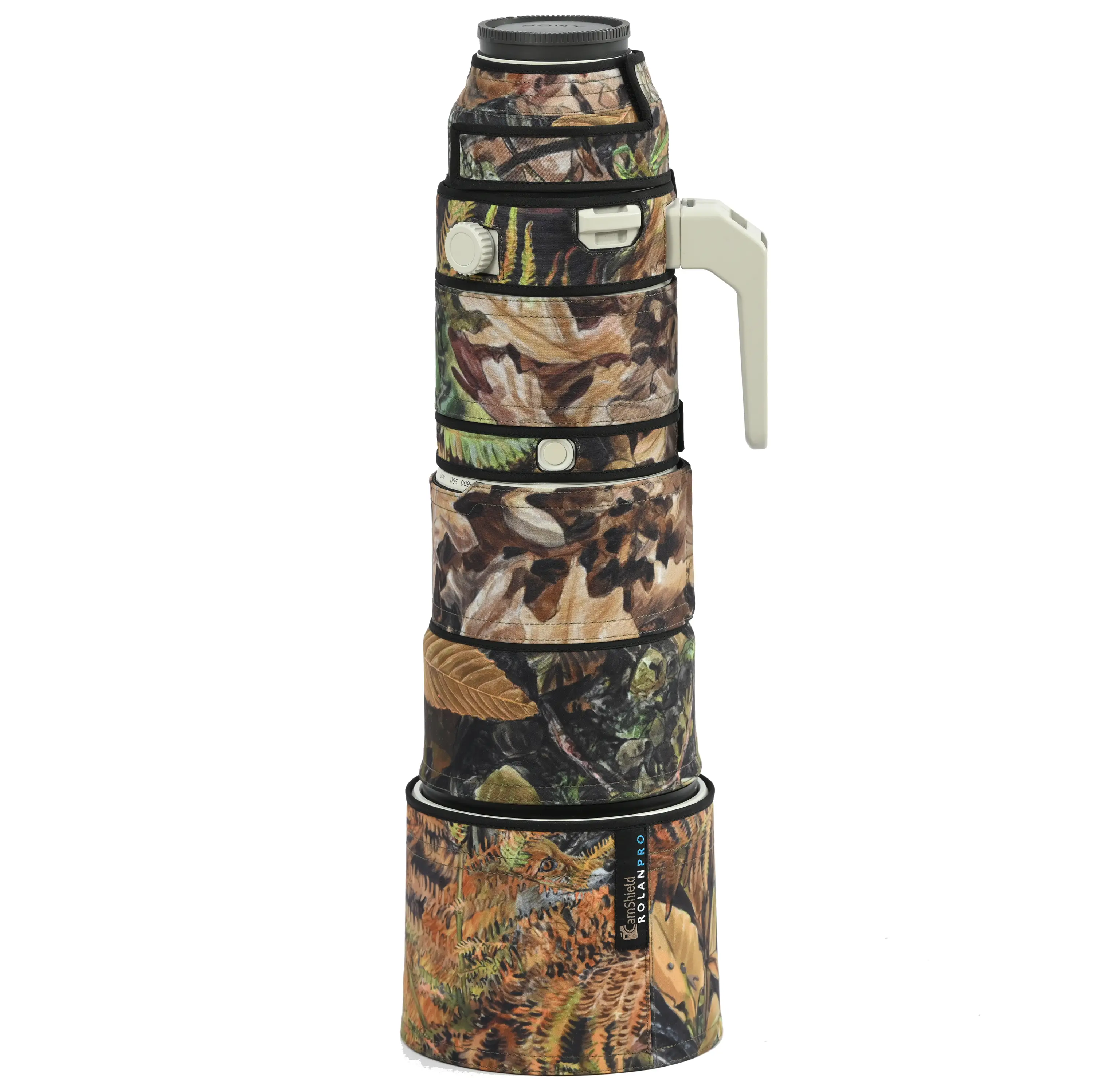 ROLANPRO Objektivschutz für Sony FE 200-600mm f/5.6-6.3 G OSS Tarnfarben & Waterproof ROLANPRO Objektivschutz für Sony FE 200-600mm f/5.6-6.3 G OSS Tarnfarben & Waterproof