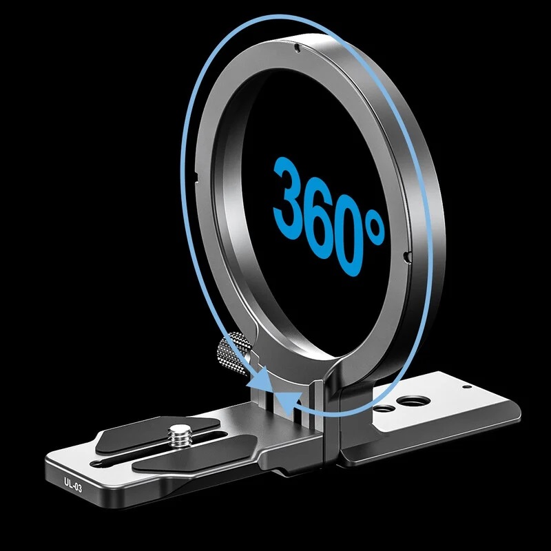 Leofoto UL-03 Schwarz Universal-L-Winkel incl. Schelle Leofoto UL-03 Schwarz Universal-L-Winkel incl. Schelle