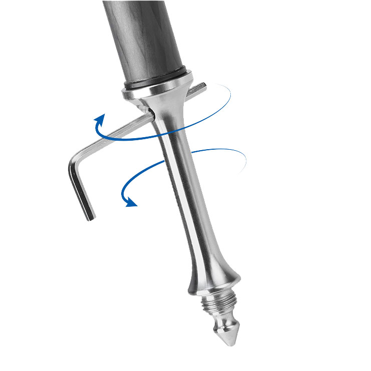 Leofoto TFS Edelstahlspikes mit Gummikappen (3er Set) Leofoto TFS Edelstahlspikes mit Gummikappen (3er Set)