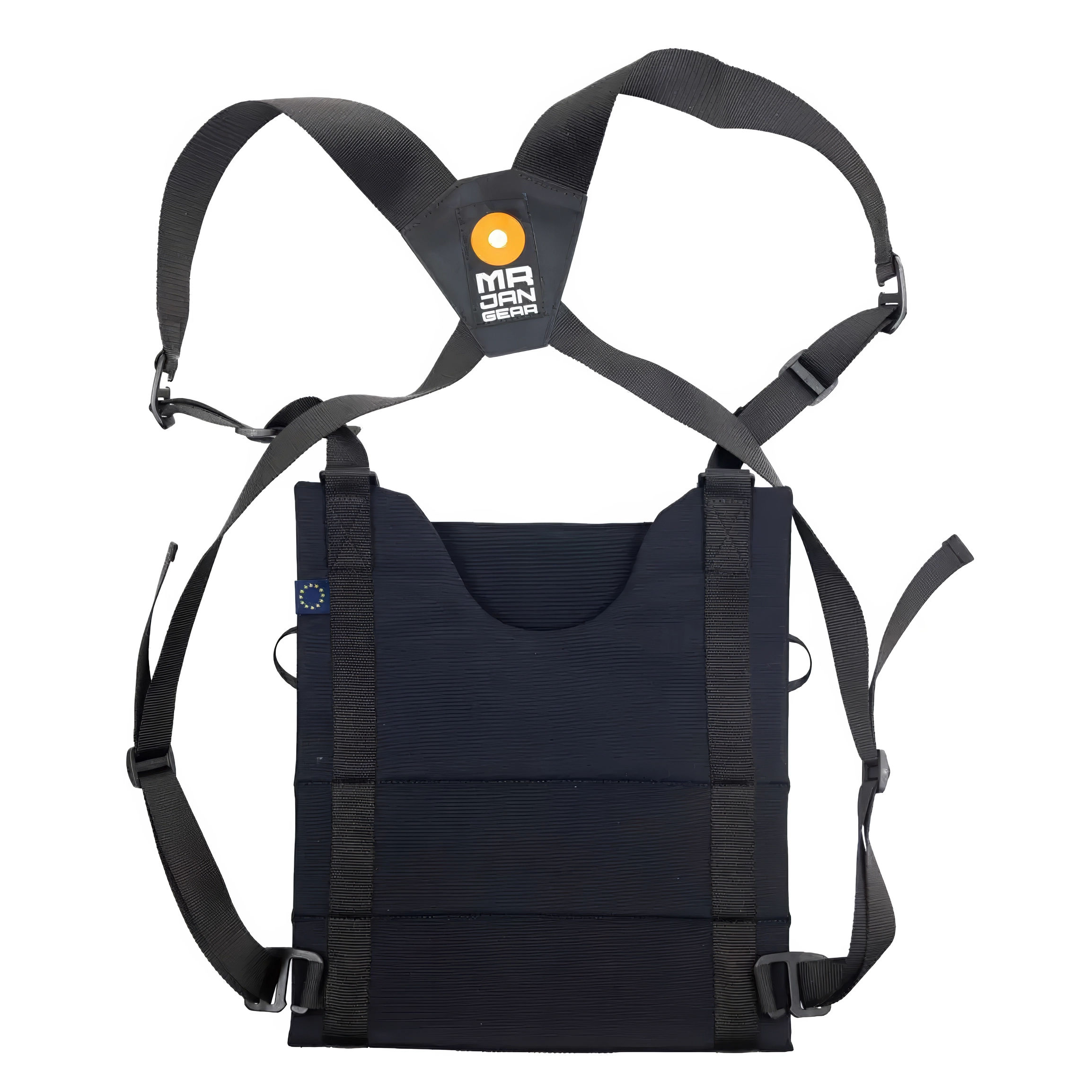 MR JAN GEAR Sistema de transporte Lens Carrier M para teleobjetivos negro (Molle y magnético)