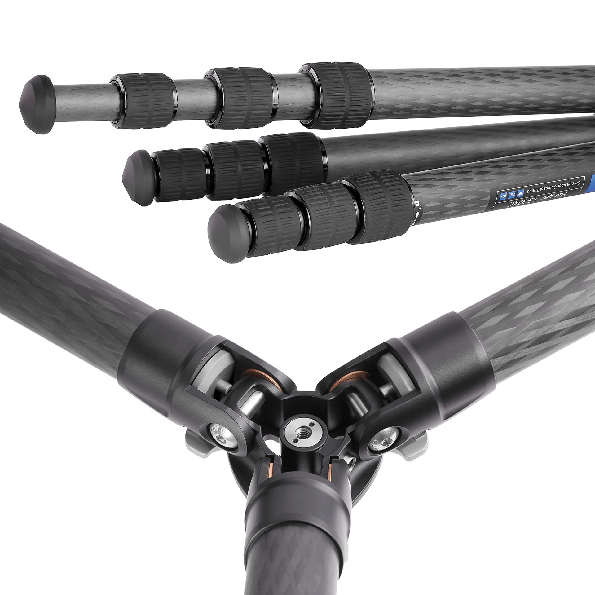 Leofoto Ranger LS-324C Carbon-Stativ mit Kugelkopf LH-40 Leofoto Ranger LS-324C Carbon-Stativ mit Kugelkopf LH-40