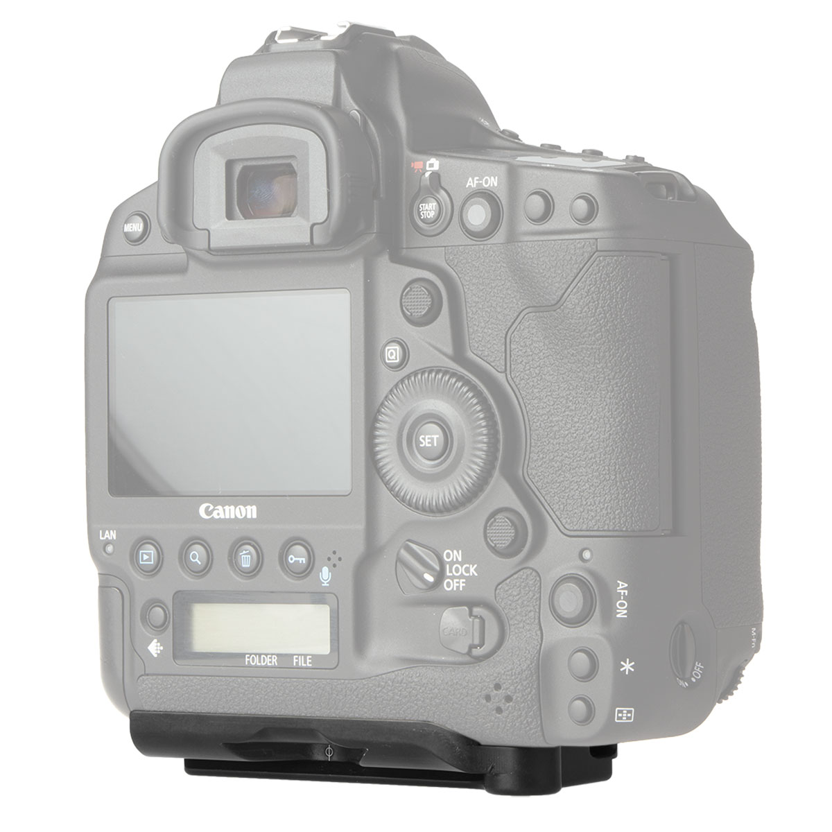 Really Right Stuff B1DXMkIII: Schnellwechselplatte für Canon EOS-1D X Mark III Really Right Stuff B1DXMkIII: Schnellwechselplatte für Canon EOS-1D X Mark III