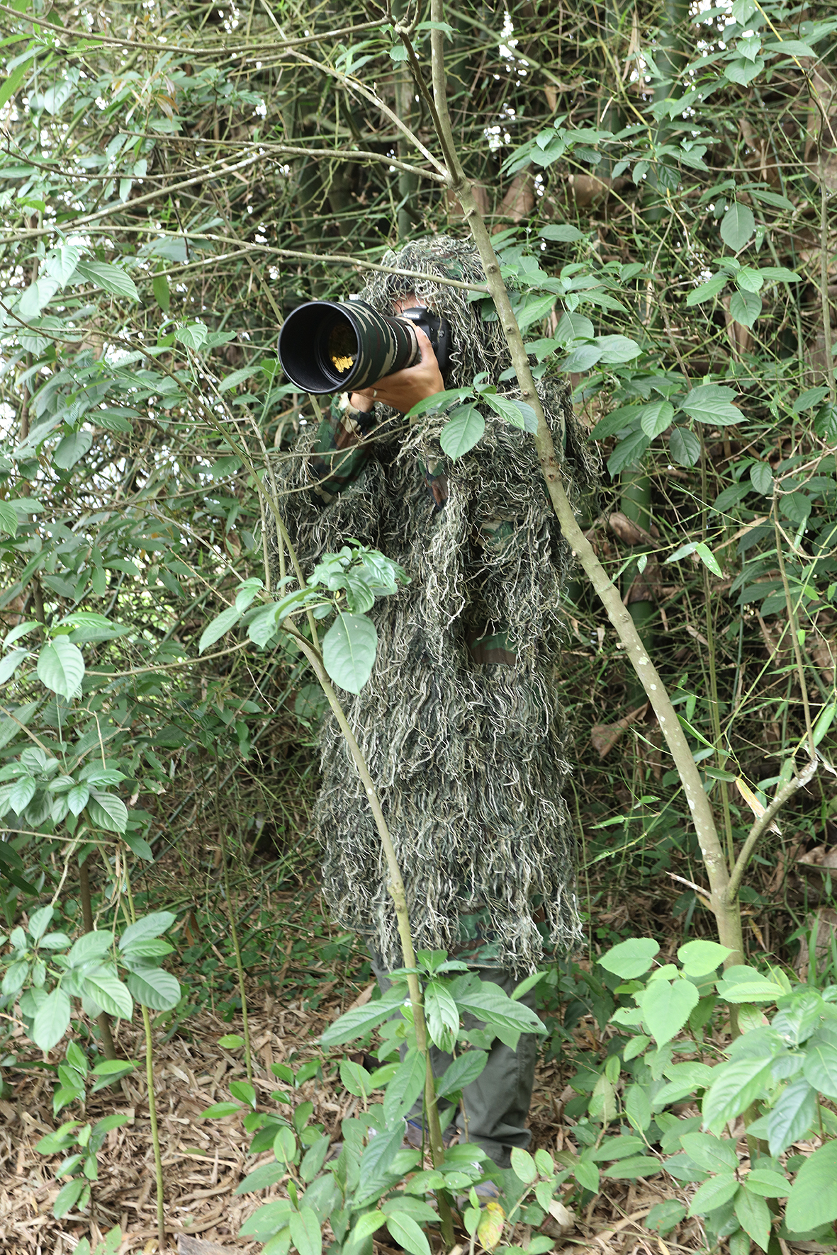 Tragopan Ghillie - Tarnmantel Khaki Tragopan Ghillie - Tarnmantel Khaki