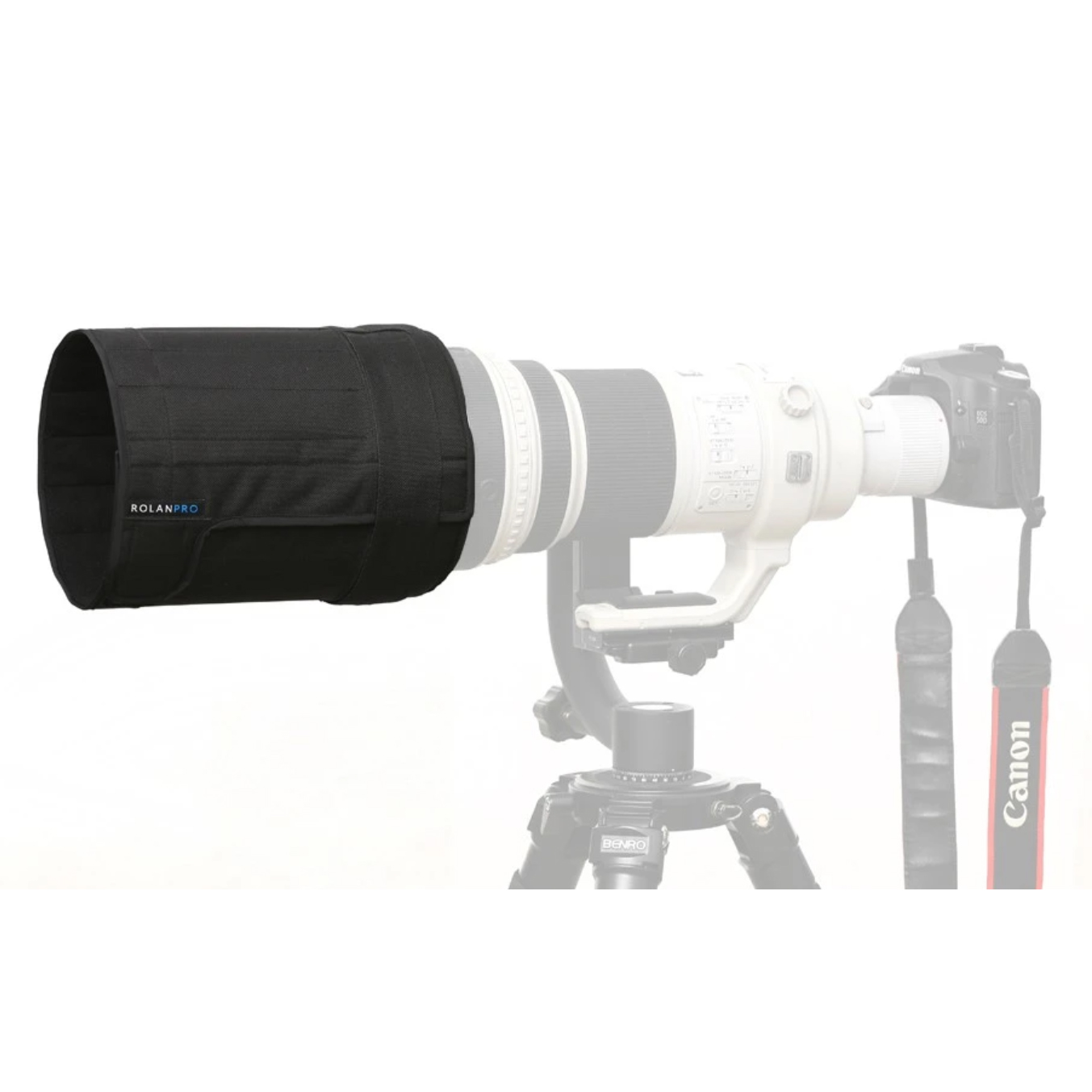 ROLANPRO Gegenlichtblende für Teleobjektive (rollbar) - Größe L- Schwarz ROLANPRO Gegenlichtblende für Teleobjektive (rollbar) - Größe L- Schwarz