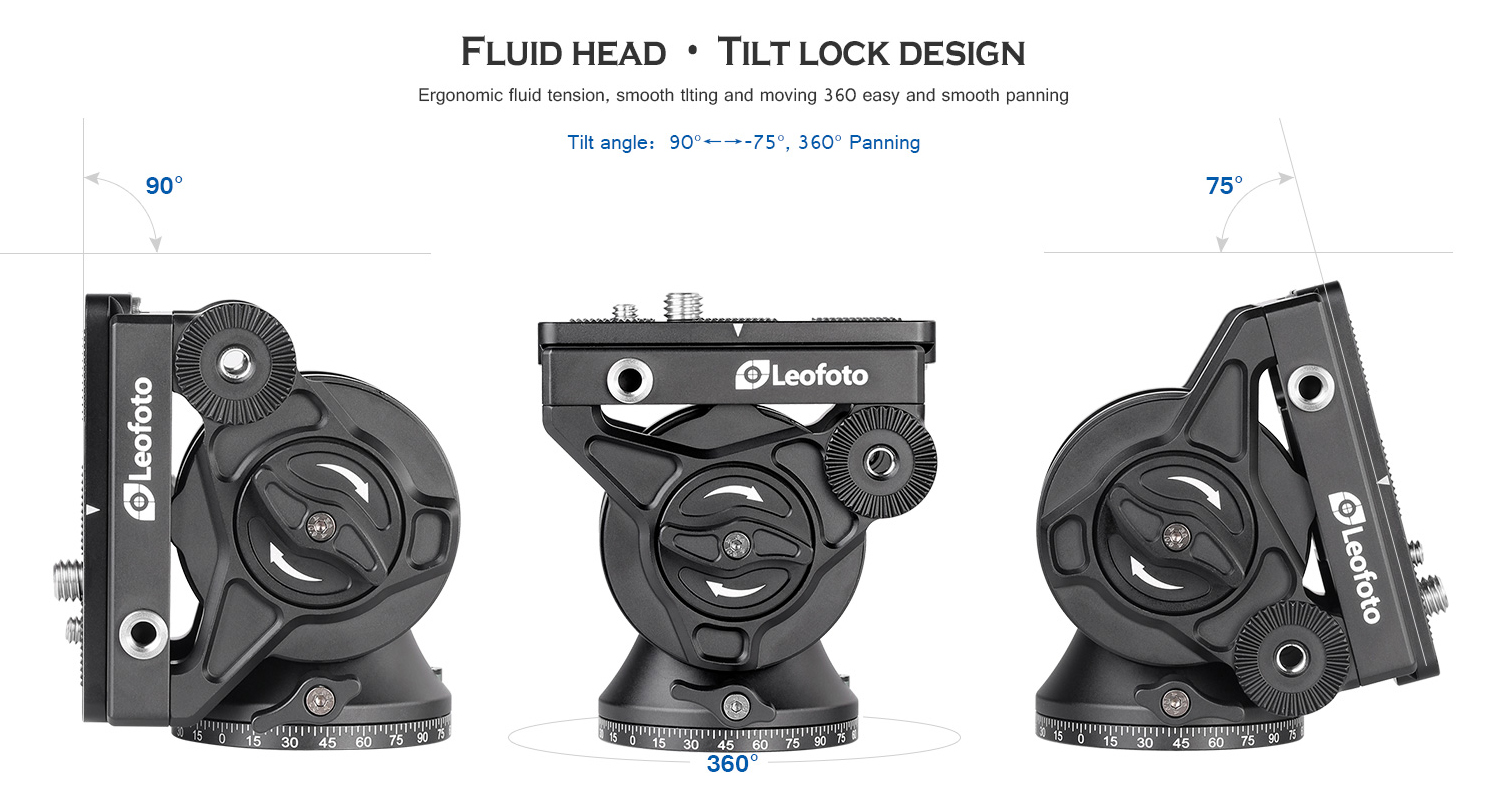 Leofoto BV-10 Fluid-Videoneiger Leofoto BV-10 Fluid-Videoneiger