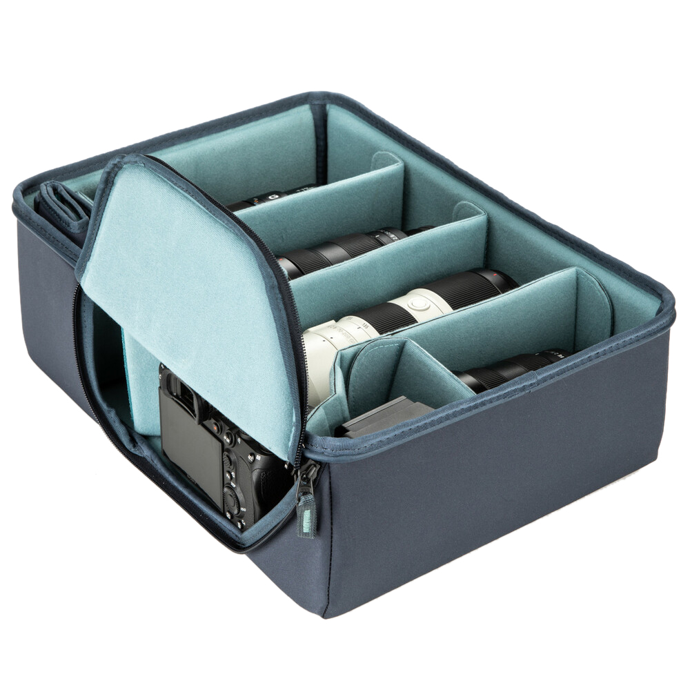 Shimoda Core Unit Large Mirrorless Modul-Einsatz Usage example (accessories shown are not included in the scope of delivery)