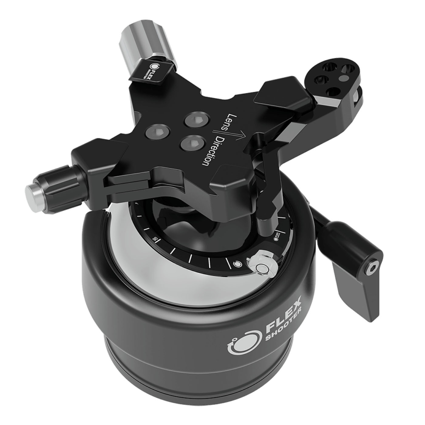 Flexshooter Pro mit Hebelklemme (Silber)