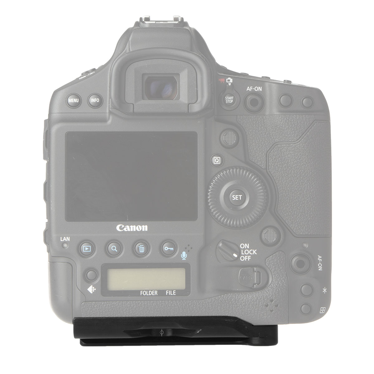 Really Right Stuff B1DXMkIII: Schnellwechselplatte für Canon EOS-1D X Mark III Really Right Stuff B1DXMkIII: Schnellwechselplatte für Canon EOS-1D X Mark III
