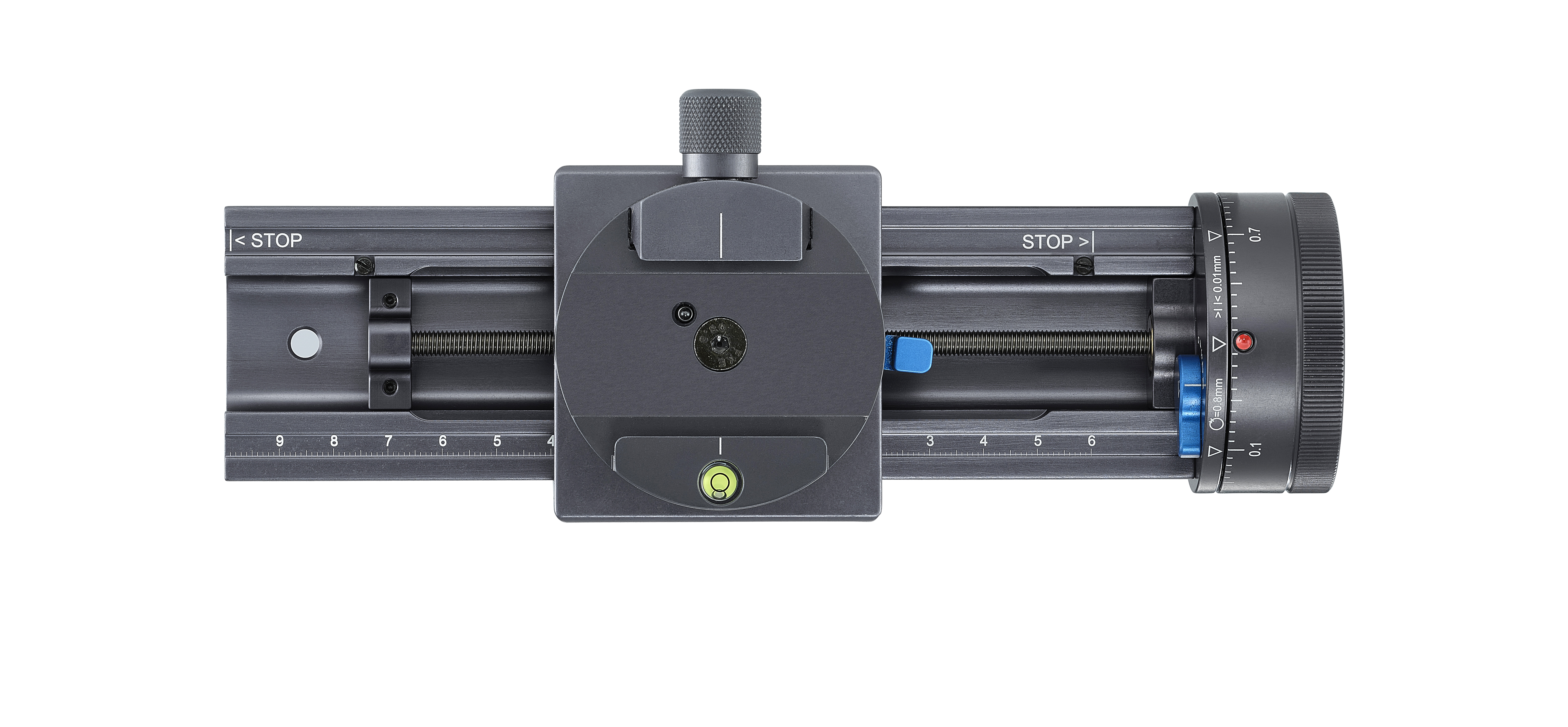 Novoflex Castel-M Einstellschlitten mit Fokusrad & Rasterungen Novoflex Castel-M Einstellschlitten mit Fokusrad & Rasterungen