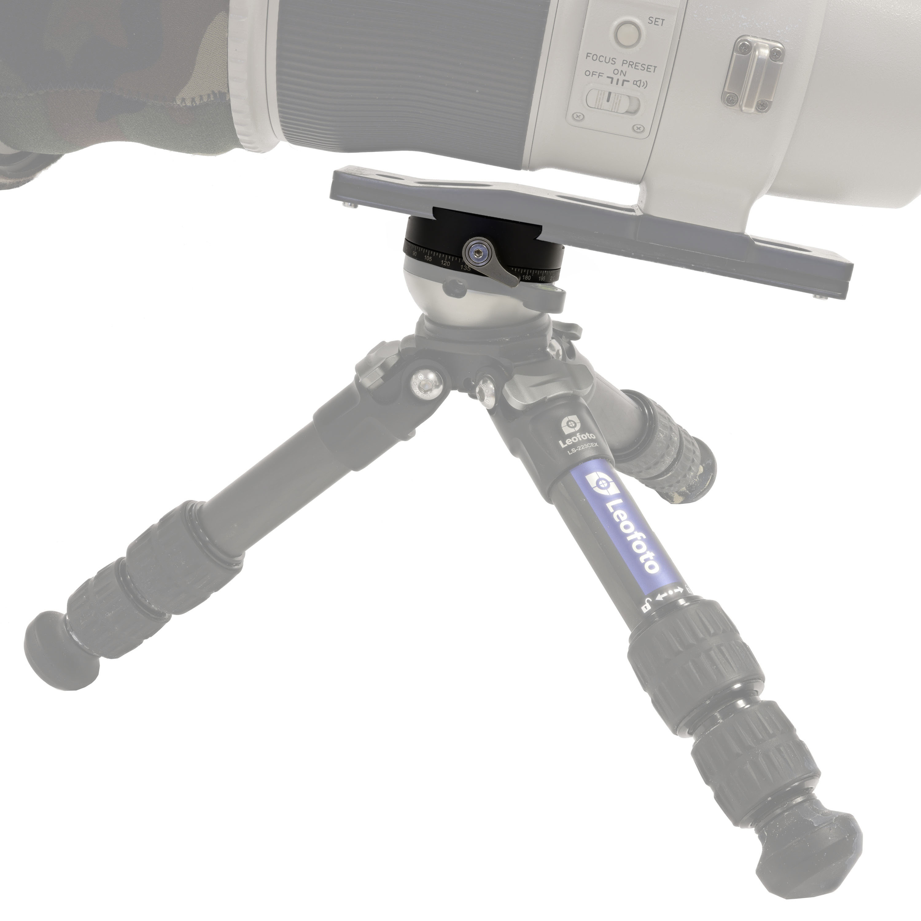 Leofoto RH-1L Panorama-Schnellwechselkupplung mit Schnellwechselplatte Leofoto RH-1L Panorama-Schnellwechselkupplung mit Schnellwechselplatte
