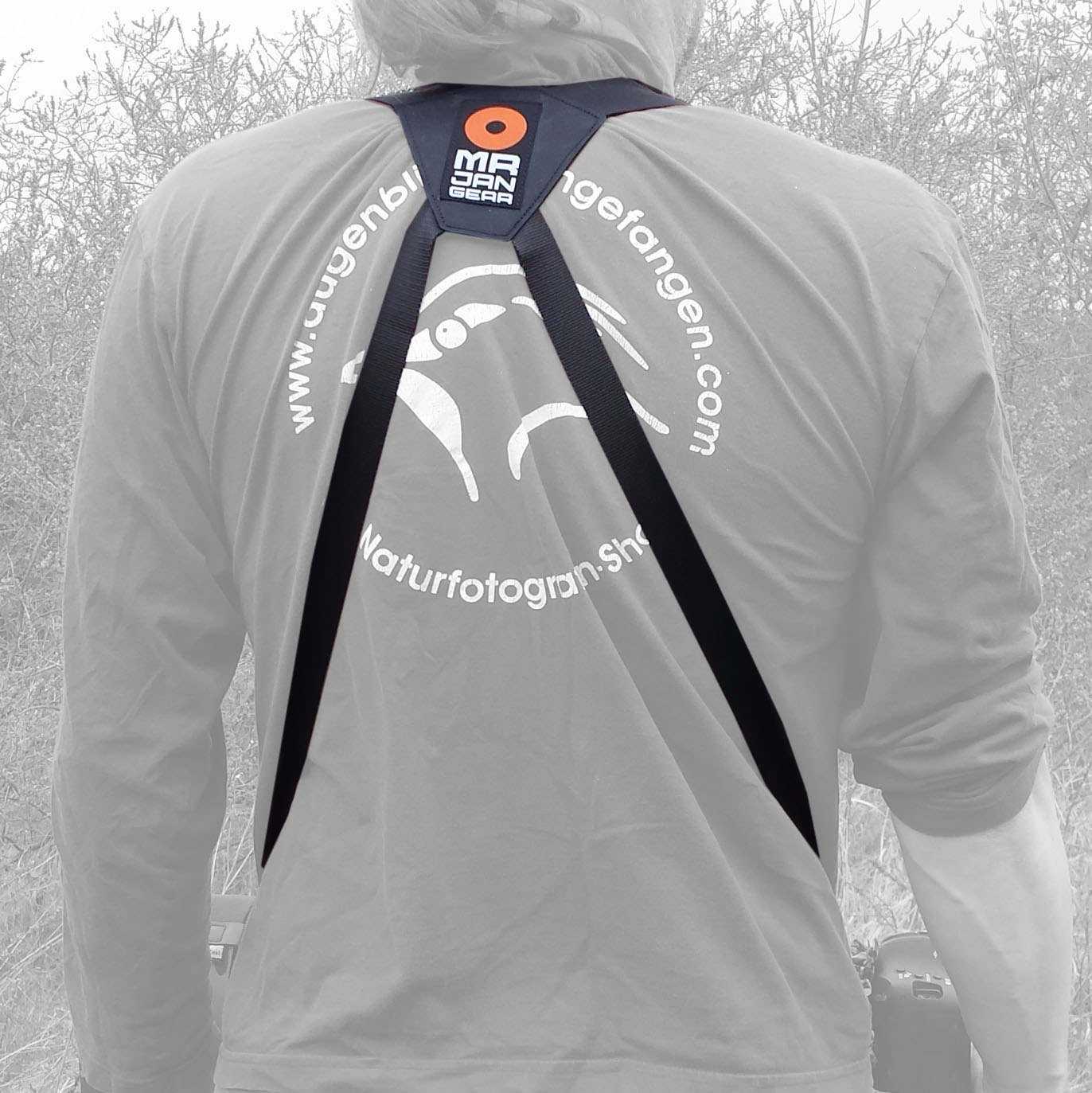 MR JAN GEAR Lens Carrier System, Tragesystem für lange Teleobjektive schwarz MR JAN GEAR Lens Carrier System, Tragesystem für lange Teleobjektive schwarz