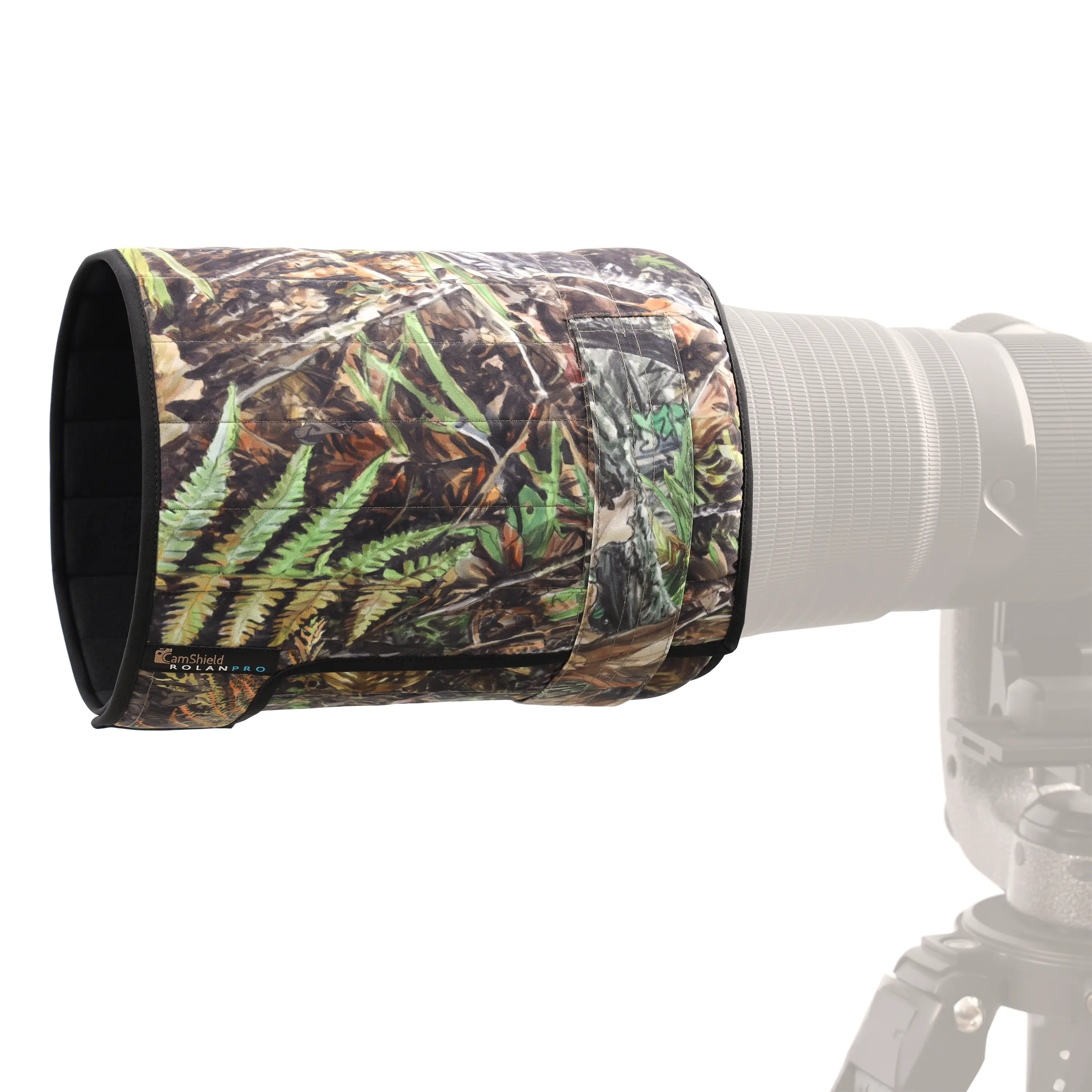 ROLANPRO Lens Hood for travel - L -Camouflage