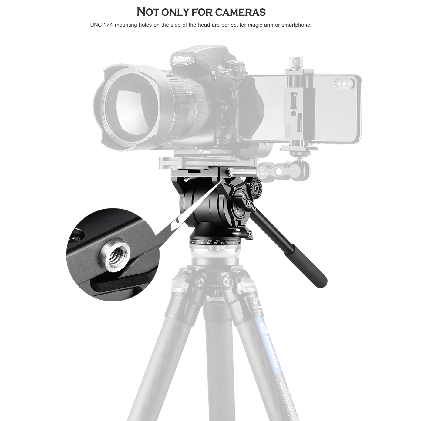 Leofoto BV-10 Fluid-Videoneiger Leofoto BV-10 Fluid-Videoneiger