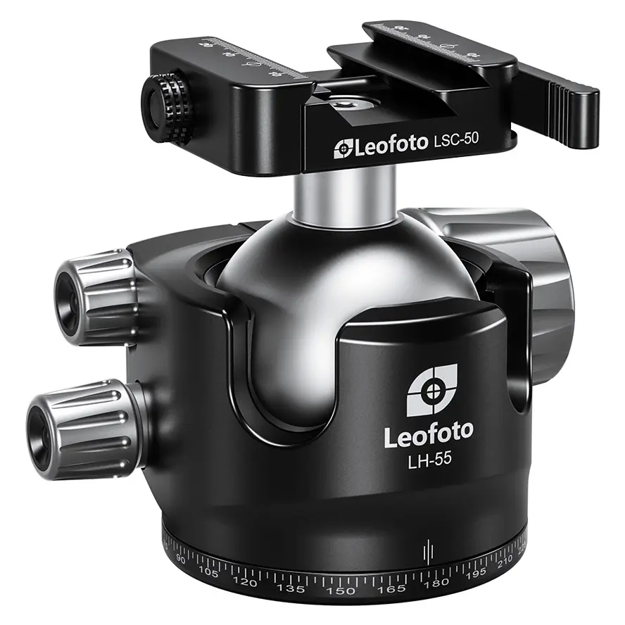 Leofoto LH-55 SC Kugelkopf für Arca-Swiss- & Picatinny-Schiene