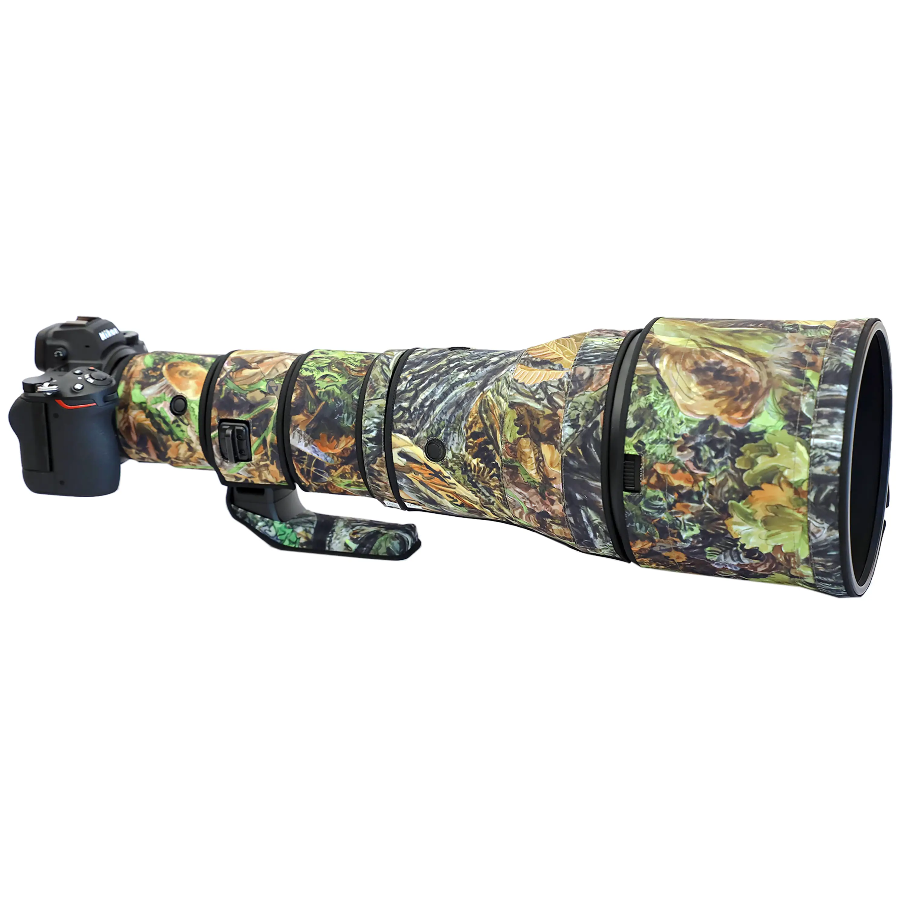 ROLANPRO Cover für Nikon Z 800 f/6.3 VR S - Tarnfarben & Waterproof