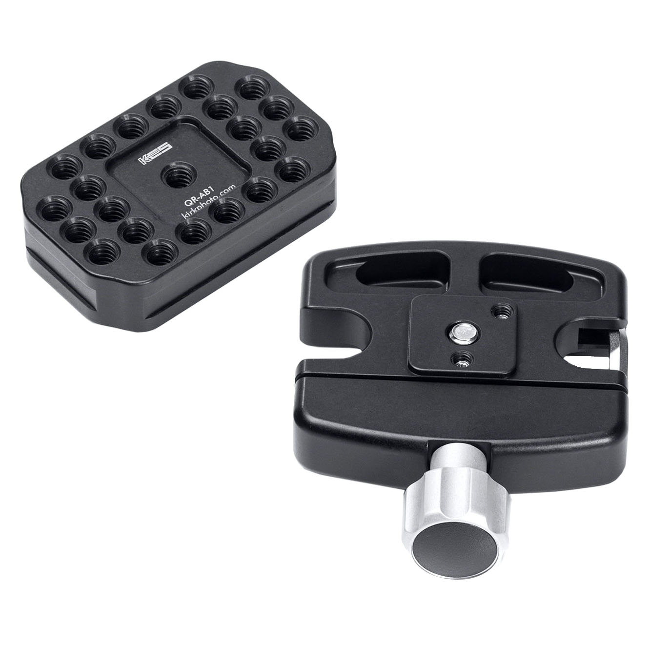 Kirk QR-AB1QR Universal-Adapter-Aufsatz mit 38mm-Schnellwechselklemme Kirk QR-AB1QR Universal-Adapter-Aufsatz mit 38mm-Schnellwechselklemme