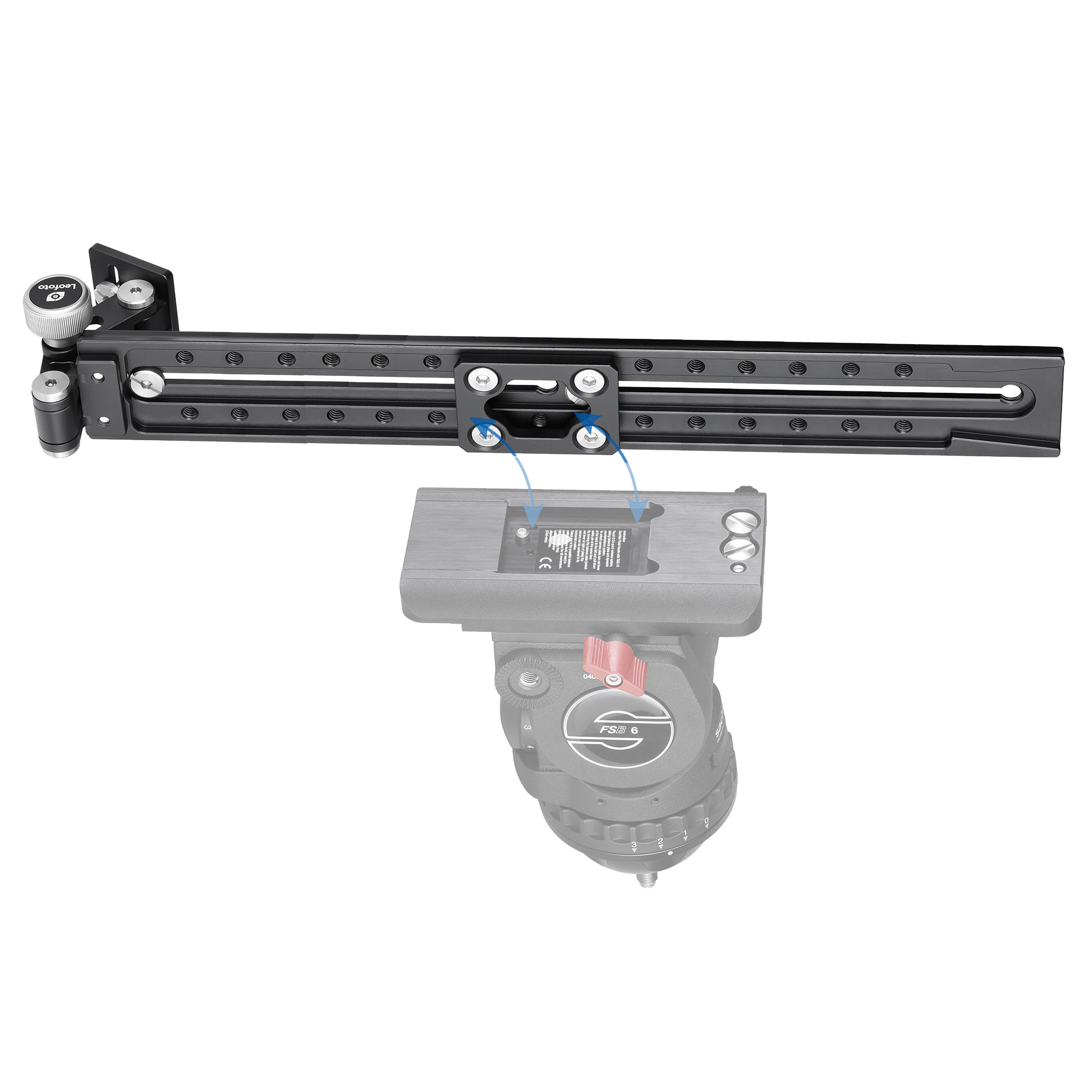 Leofoto VR-380 Teleschiene mit Sachtler/ Manfrotto Schwalbenschwanzprofil Leofoto VR-380 Teleschiene mit Sachtler/ Manfrotto Schwalbenschwanzprofil
