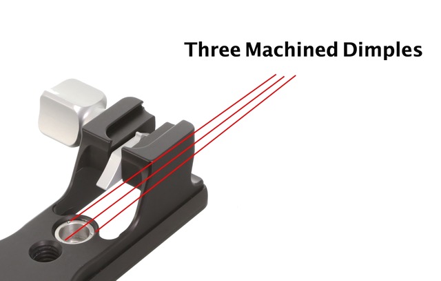 Leofoto SP-01 Kameragurt mit QD-Schnellwechselanschluss Achtung! Bei Kirk-Produkten muss die QD-Aufnahme drei kleine Ausfräsungen besitzen