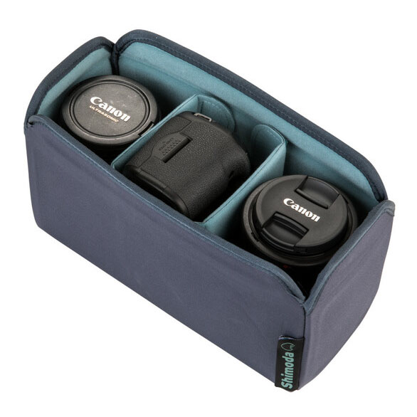 Shimoda Core Unit Small DSLR Anwendungsbeispiel (gezeigtes Zubehör gehört nicht zum Lieferumfang)